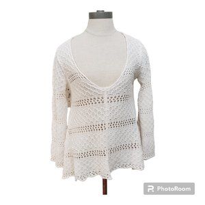 CT725 Wooden Ships "Paola Buendia" Cream Sweater Long Sleeve S/M